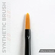 AK SYNTHETIC BRUSH - FILBERT 2 - AK Interactive AKB014