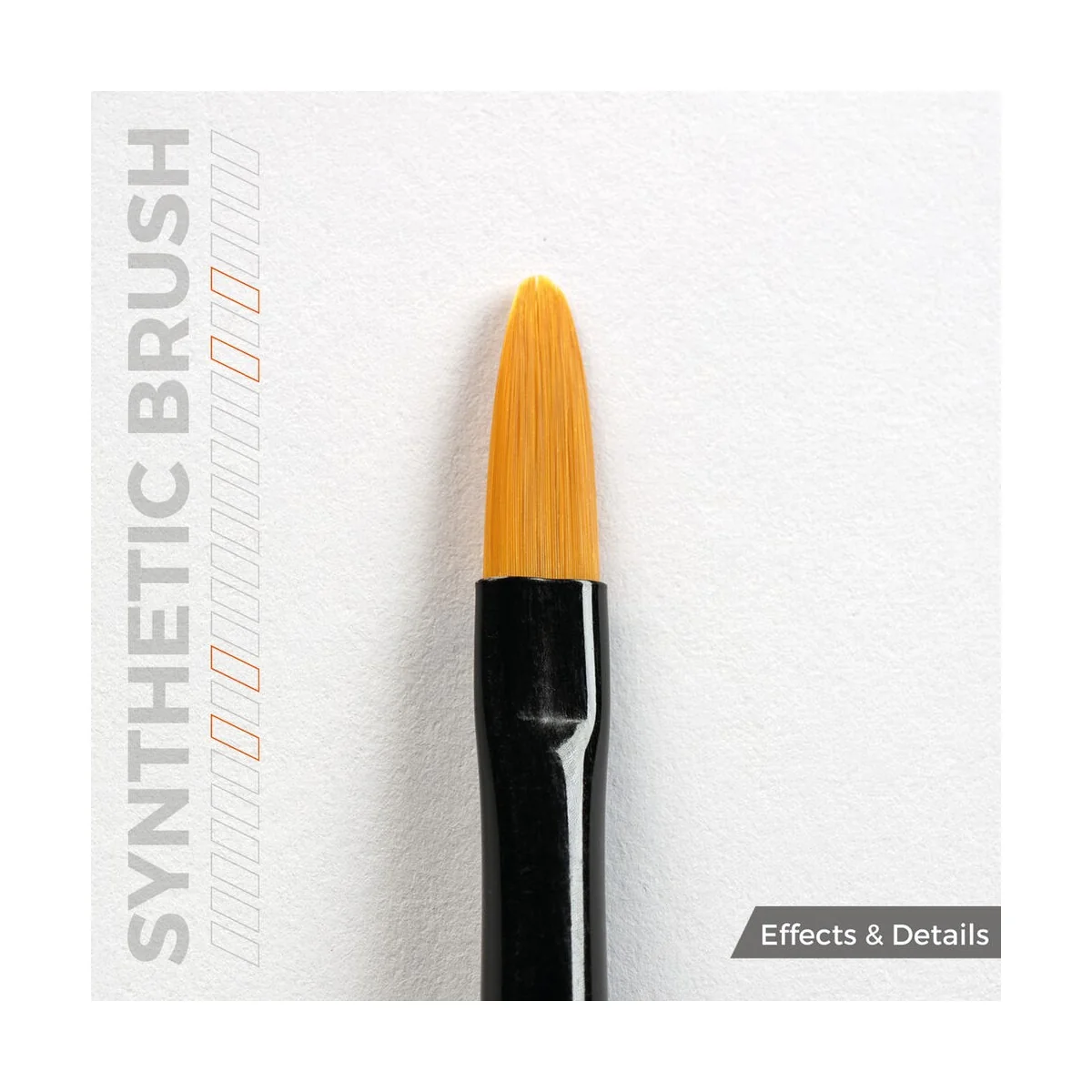 AK SYNTHETIC BRUSH - FILBERT 4 - AK Interactive AKB015