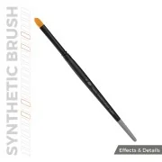 AK SYNTHETIC BRUSH - FILBERT 6 - AK Interactive AKB016