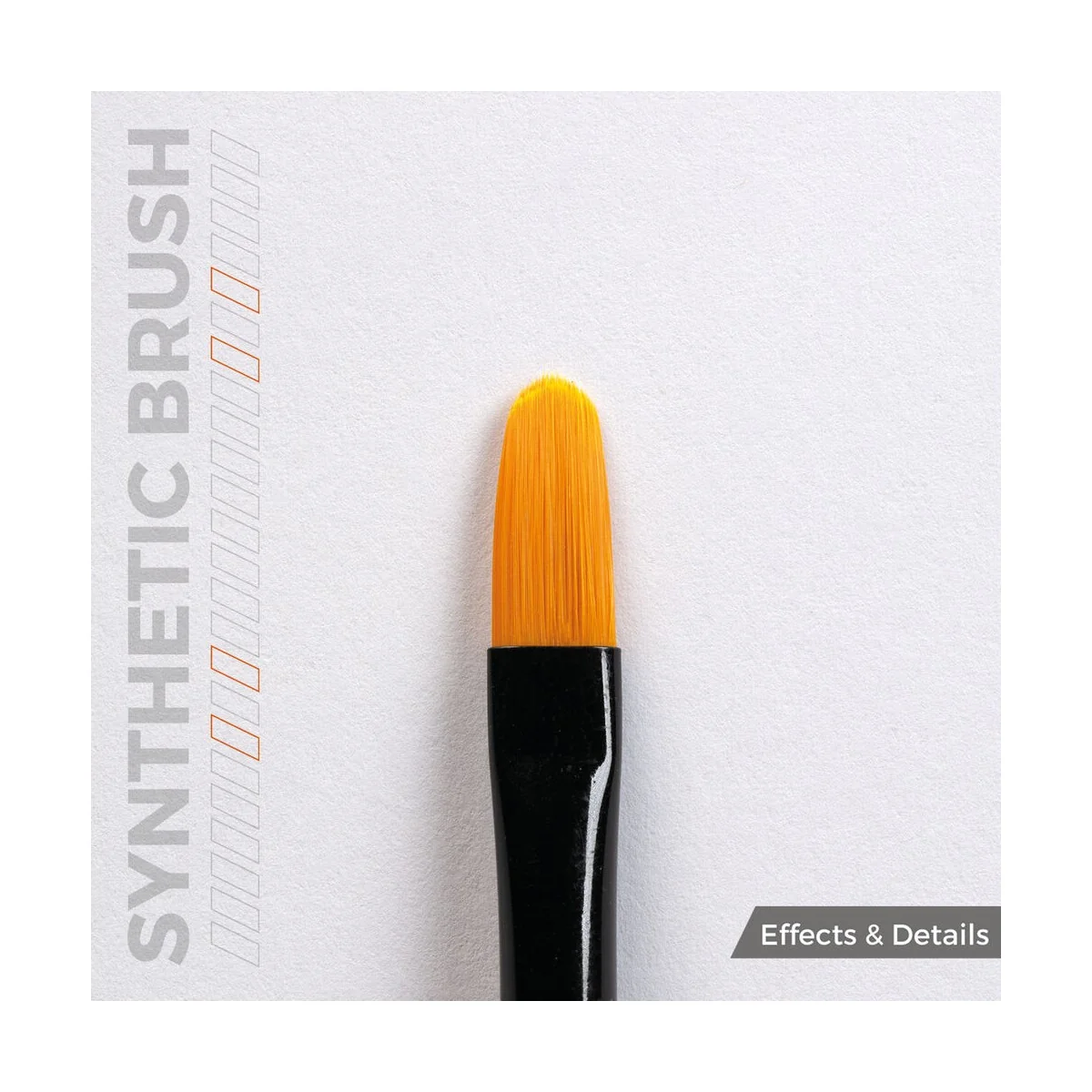 AK SYNTHETIC BRUSH - FILBERT 6 - AK Interactive AKB016