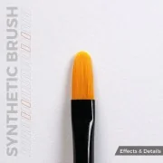 AK SYNTHETIC BRUSH - FILBERT 6 - AK Interactive AKB016