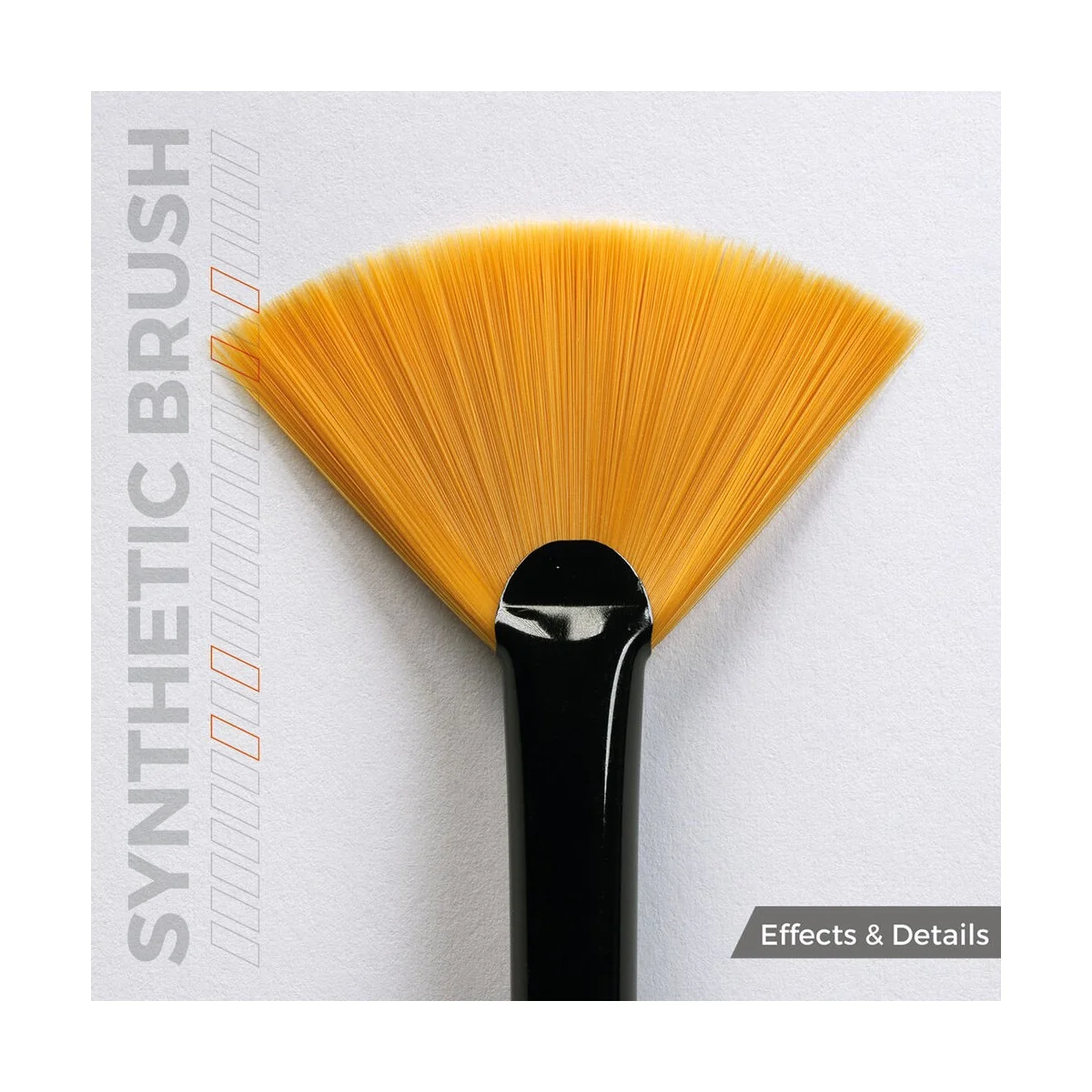 AK SYNTHETIC BRUSH - FAN SHAPE - AK Interactive AKB017