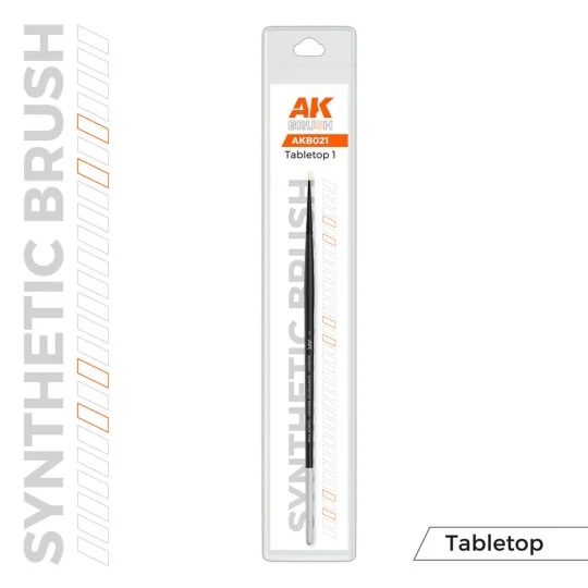 AK SYNTHETIC TABLETOP BRUSH - 1 - AK Interactive AKB021