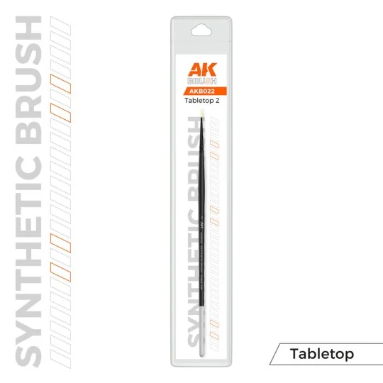 AK SYNTHETIC TABLETOP BRUSH - 2 - AK Interactive AKB022