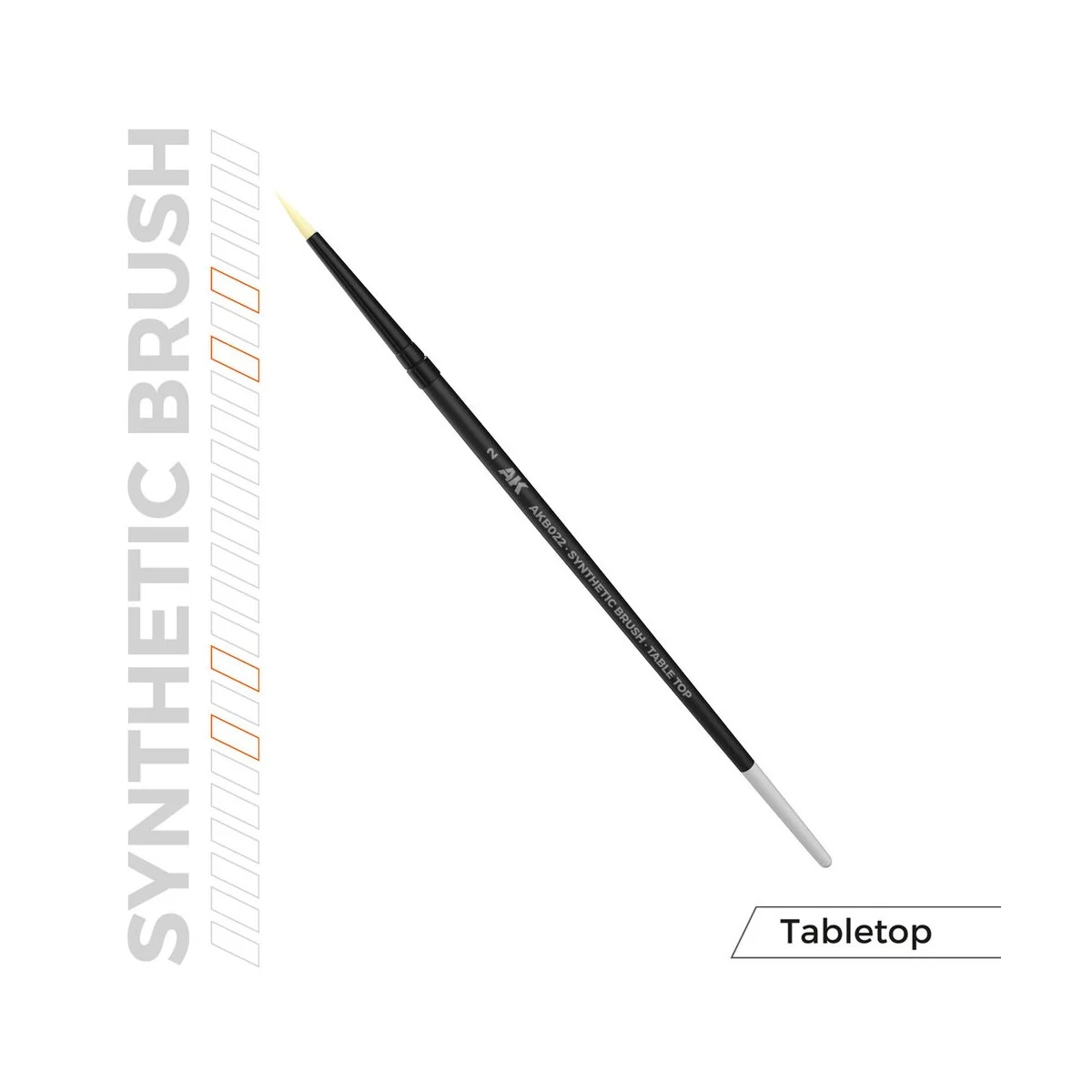 AK SYNTHETIC TABLETOP BRUSH - 2 - AK Interactive AKB022