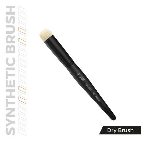 AK SYNTHETIC DRY BRUSH - XL - AK Interactive AKB026