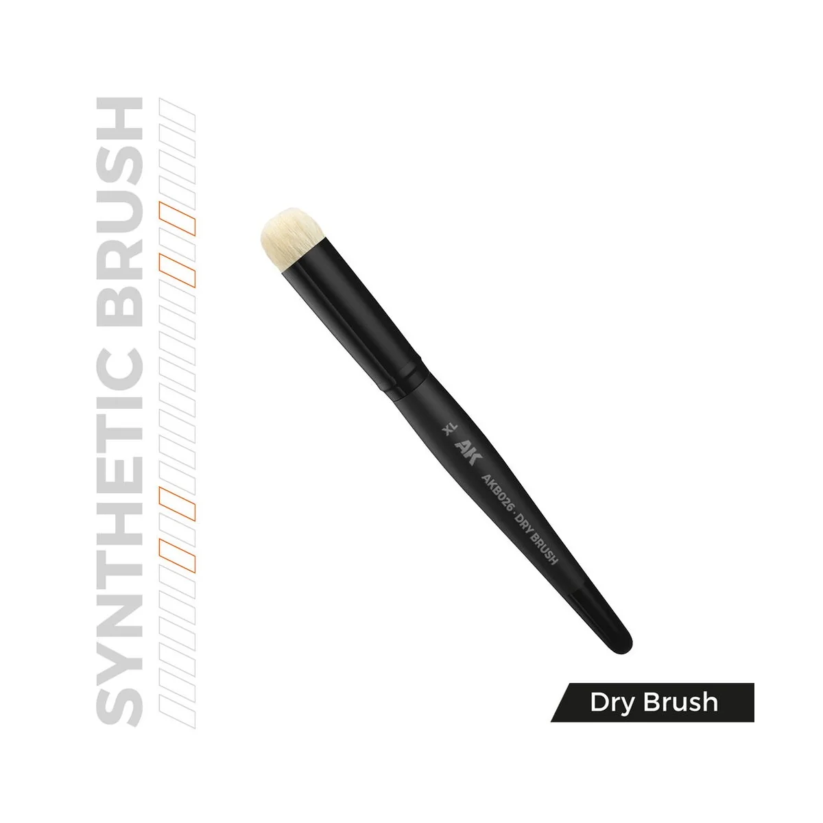 AK SYNTHETIC DRY BRUSH - XL - AK Interactive AKB026