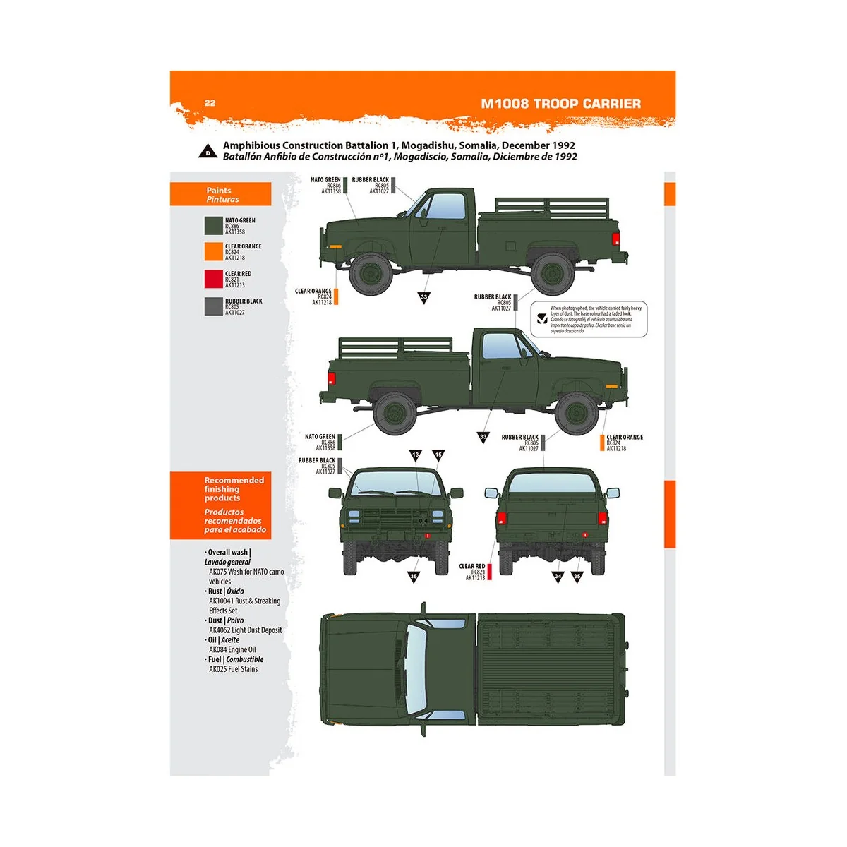 M1008 TROOP CARRIER, 1/35 - AK Interactive AK35030 M1008 TROOP CARRIER, 1/35 - AK Interactive AK35030