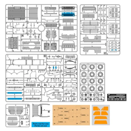 M1008 TROOP CARRIER, 1/35 - AK Interactive AK35030 M1008 TROOP CARRIER, 1/35 - AK Interactive AK35030