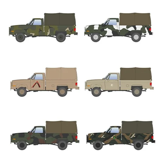 M1008 TROOP CARRIER WITH TARP, 1/35 - AK Interactive AK35031