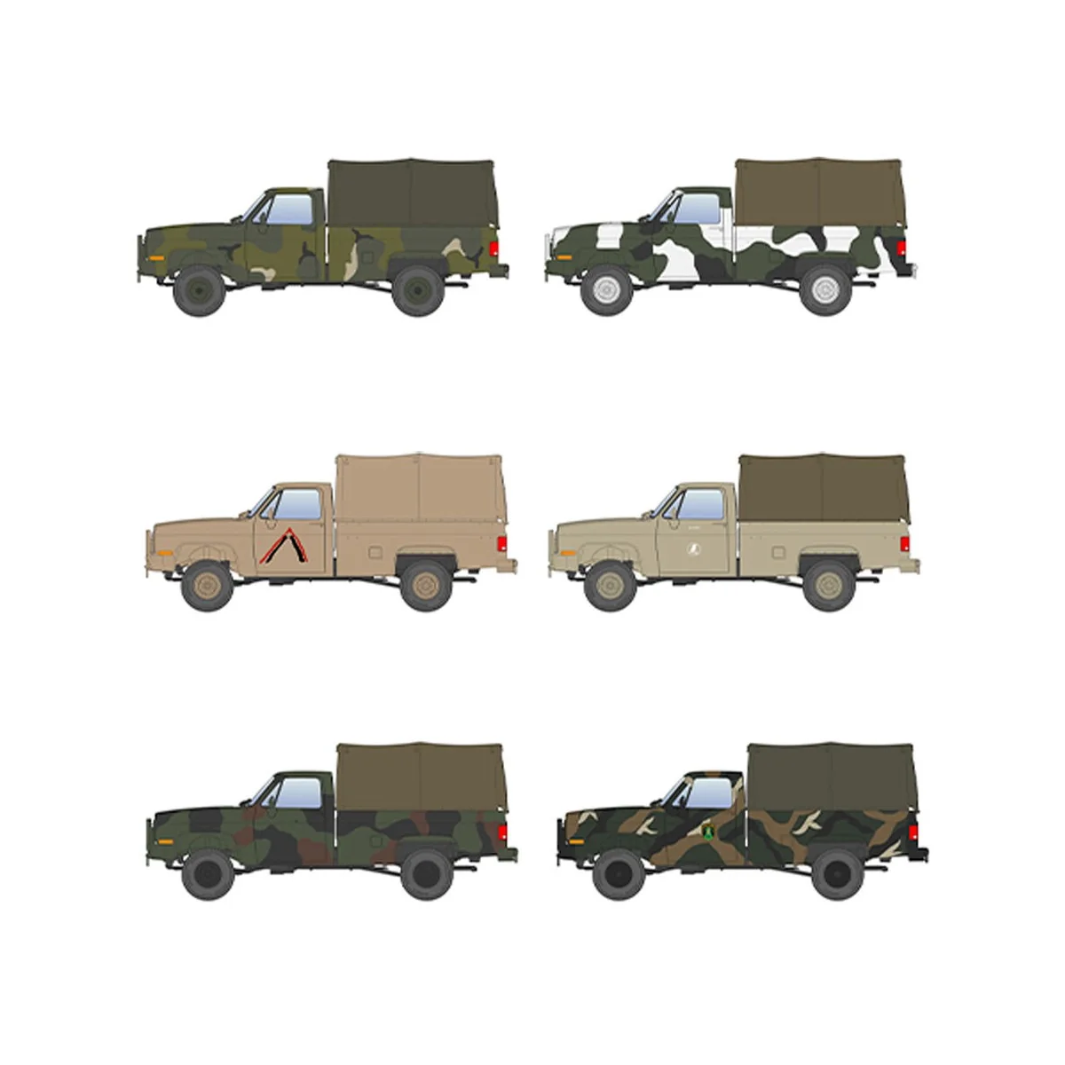 M1008 TROOP CARRIER WITH TARP, 1/35 - AK Interactive AK35031