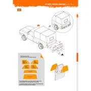 M1008 TROOP CARRIER WITH TARP - AK Interactive AK35031