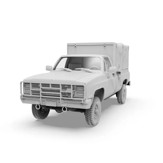 M1008 TROOP CARRIER WITH TARP - AK Interactive AK35031