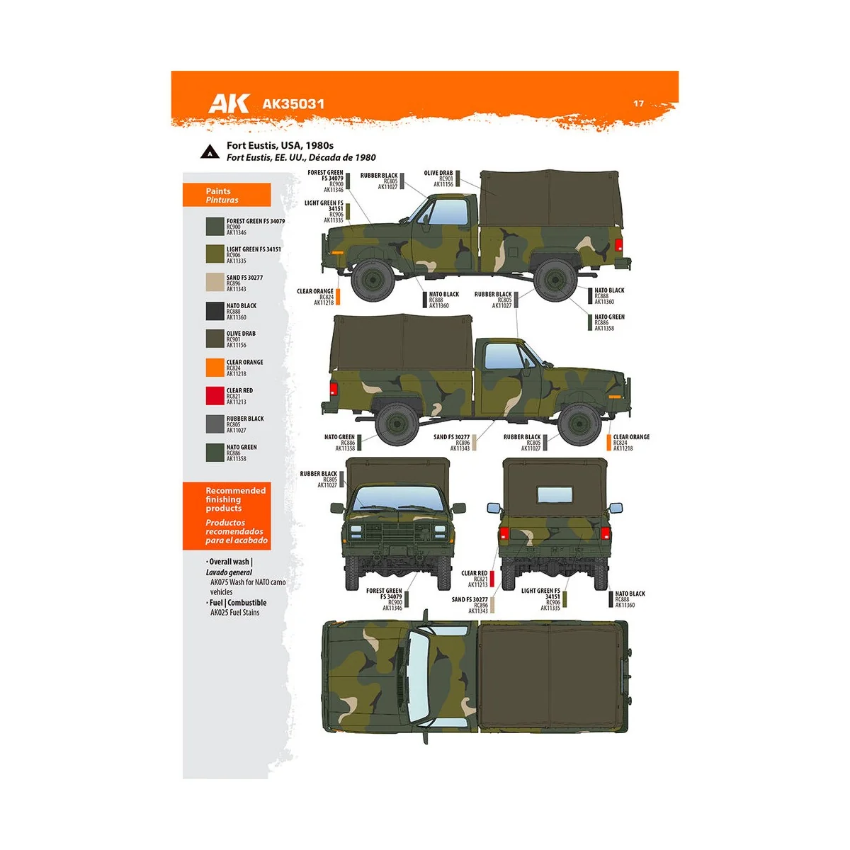 M1008 TROOP CARRIER WITH TARP, 1/35 - AK Interactive AK35031