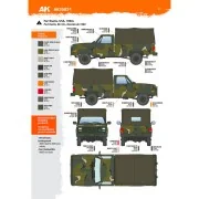 M1008 TROOP CARRIER WITH TARP - AK Interactive AK35031