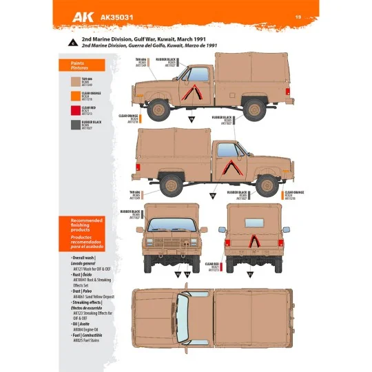 M1008 TROOP CARRIER WITH TARP, 1/35 - AK Interactive AK35031