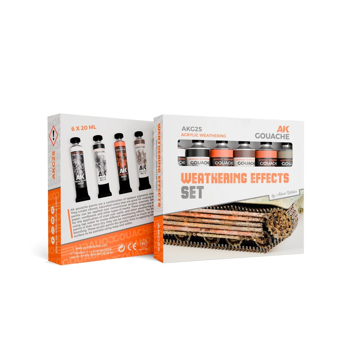 WEATHERING EFFECTS SET - AK GOUACHES - AK Interactive AKG25