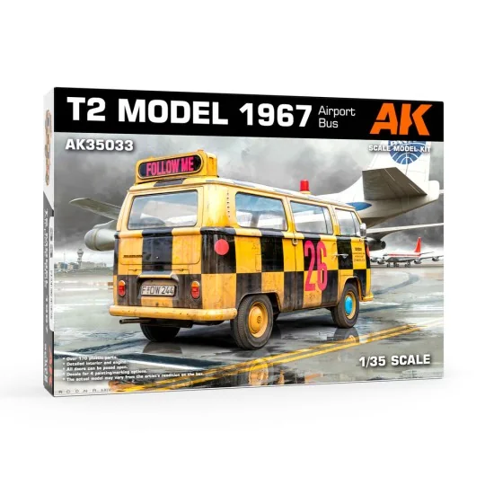 VOLKSWAGEN T2 Model 1967 Airport Bus - AK Interactive AK35033