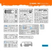 VOLKSWAGEN T2 Model 1967 Airport Bus, 1/35 - AK Interactive AK35033 VOLKSWAGEN T2 Model 1967 Airport Bus, 1/35 - AK Interactive AK35033