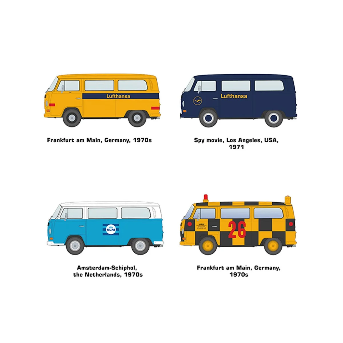VOLKSWAGEN T2 Model 1967 Airport Bus, 1/35 - AK Interactive AK35033 VOLKSWAGEN T2 Model 1967 Airport Bus, 1/35 - AK Interactive AK35033