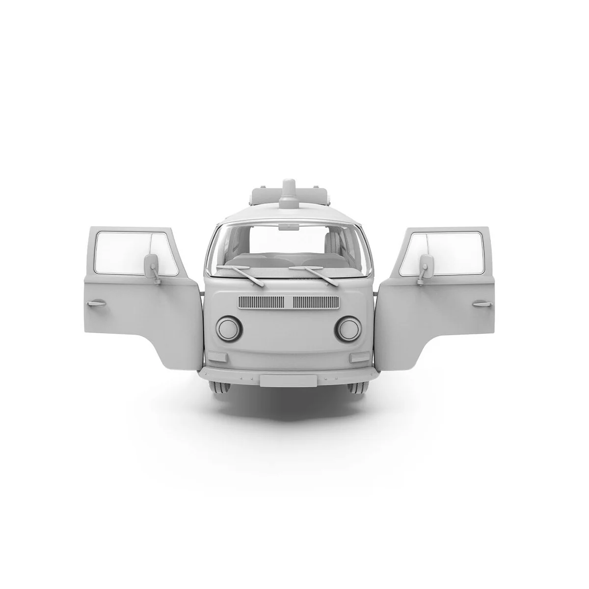 VOLKSWAGEN T2 Model 1967 Airport Bus, 1/35 - AK Interactive AK35033 VOLKSWAGEN T2 Model 1967 Airport Bus, 1/35 - AK Interactive AK35033