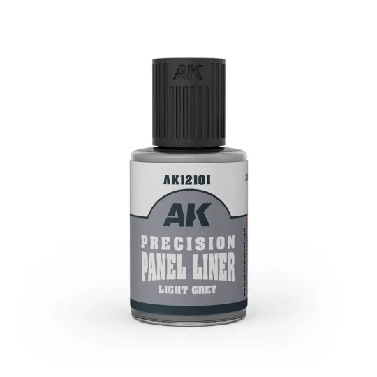 PRECISION PANELINER - LIGHT GREY 30ml - AK Interactive AK12101 PRECISION PANELINER - LIGHT GREY 30ml - AK Interactive AK12101