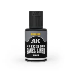 PRECISION PANELINER- BLACK 30ml - AK Interactive AK12102