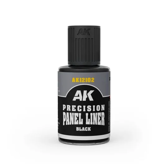 PRECISION PANELINER- BLACK 30ml - AK Interactive AK12102