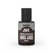 PRECISION PANELINER- SEPIA 30ml - AK Interactive AK12103