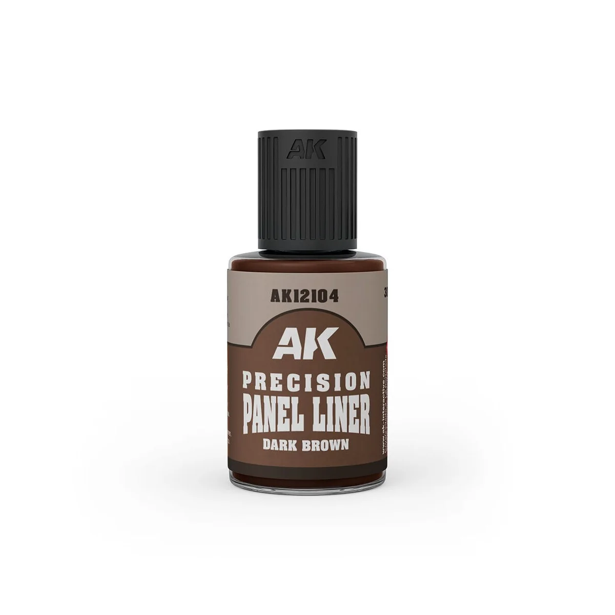 PRECISION PANELINER- DARK BROWN 30ml - AK Interactive AK12104