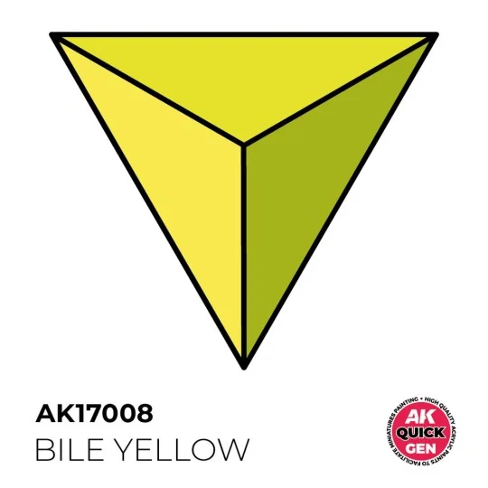BILE YELLOW 18 ml - QUICK GEN - AK Interactive AK17008 BILE YELLOW 18 ml - QUICK GEN - AK Interactive AK17008