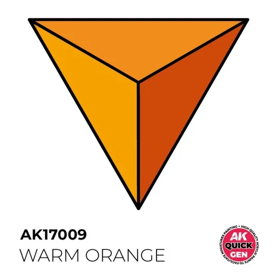 WARM ORANGE 18 ml - QUICK GEN - AK Interactive AK17009 WARM ORANGE 18 ml - QUICK GEN - AK Interactive AK17009