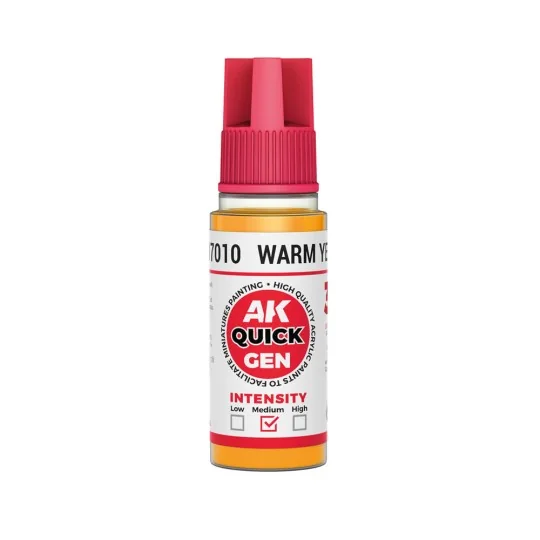 WARM YELLOW 18 ml - QUICK GEN - AK Interactive AK17010