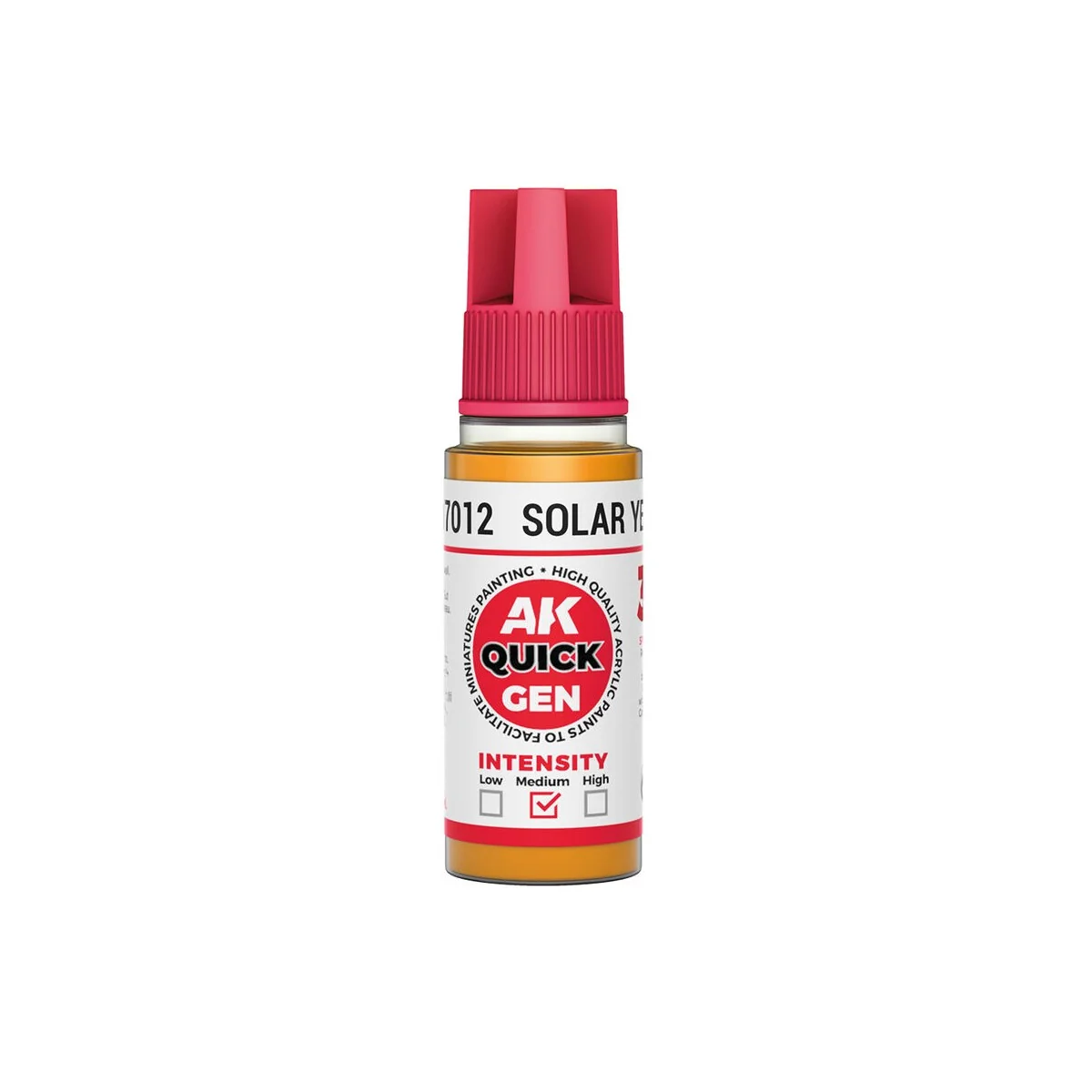 SOLAR YELLOW 18 ml - QUICK GEN - AK Interactive AK17012 SOLAR YELLOW 18 ml - QUICK GEN - AK Interactive AK17012