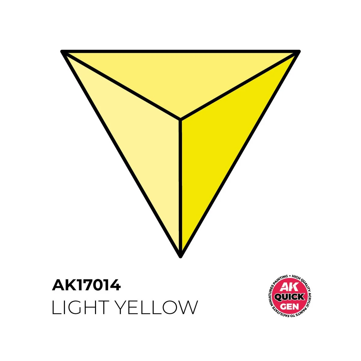 LIGHT YELLOW 18 ml - QUICK GEN - AK Interactive AK17014