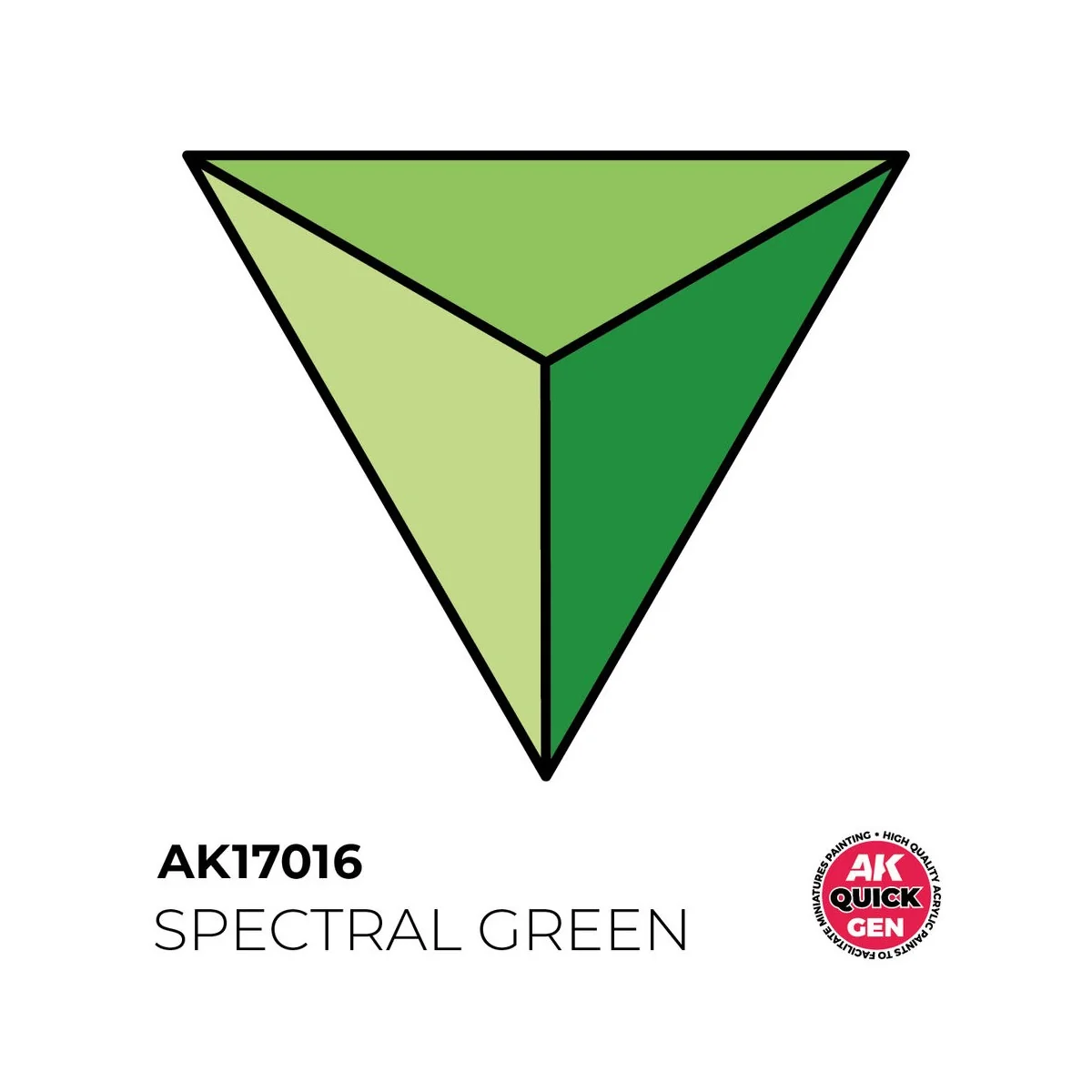 SPECTRAL GREEN 18 ml - QUICK GEN - AK Interactive AK17016