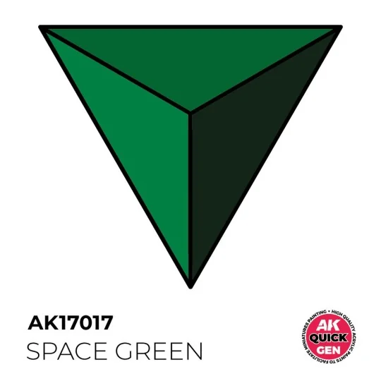 SPACE GREEN 18 ml - QUICK GEN - AK Interactive AK17017