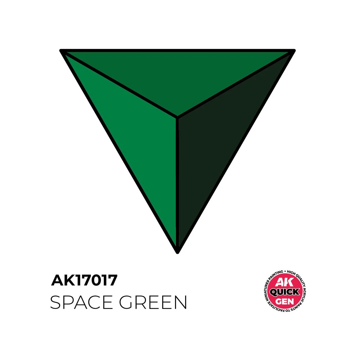 SPACE GREEN 18 ml - QUICK GEN - AK Interactive AK17017