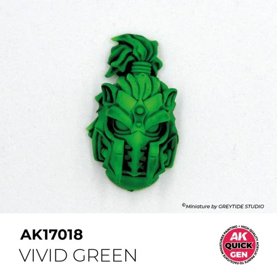 VIVID GREEN 18 ml - QUICK GEN - AK Interactive AK17018