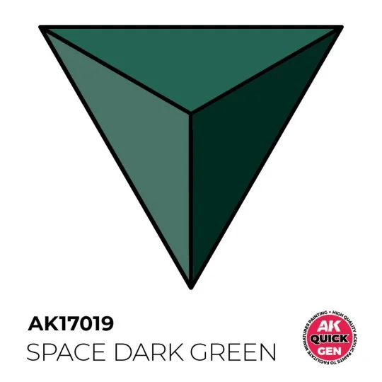 SPACE DARK GREEN 18 ml - QUICK GEN - AK Interactive AK17019
