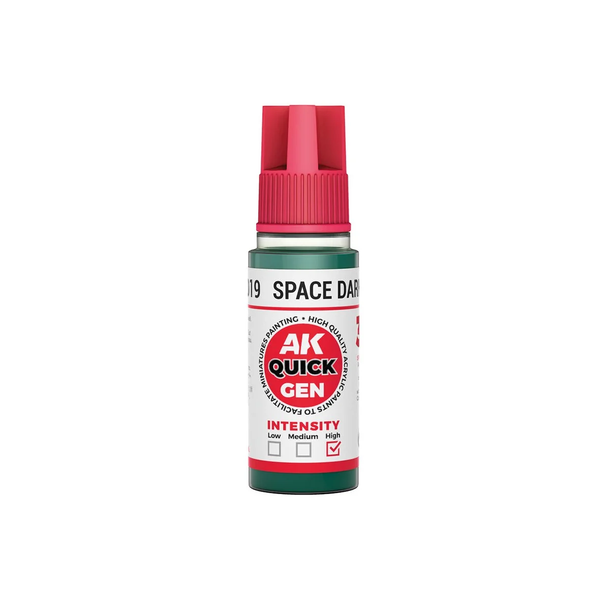 SPACE DARK GREEN 18 ml - QUICK GEN - AK Interactive AK17019