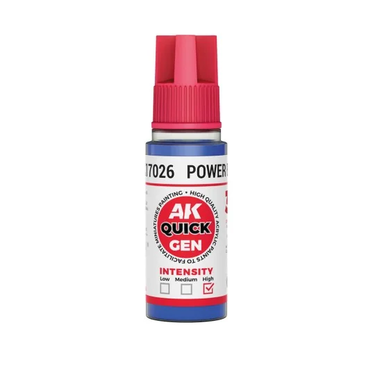 POWER BLUE 18 ml - QUICK GEN - AK Interactive AK17026