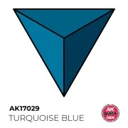 TURQUOISE BLUE 18 ml - QUICK GEN - AK Interactive AK17029