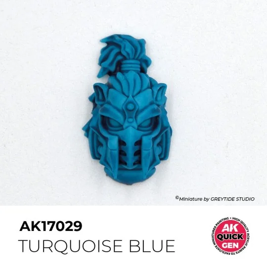TURQUOISE BLUE 18 ml - QUICK GEN - AK Interactive AK17029