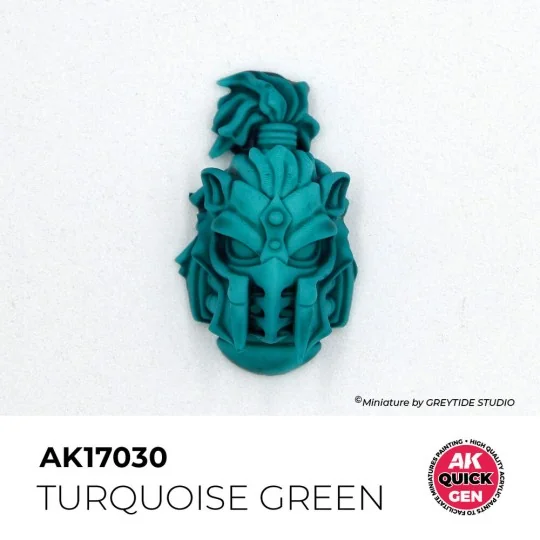 TURQUOISE GREEN 18 ml - QUICK GEN - AK Interactive AK17030