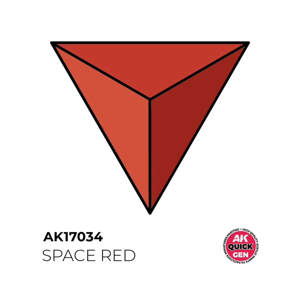 SPACE RED 18 ml - QUICK GEN - AK Interactive AK17034