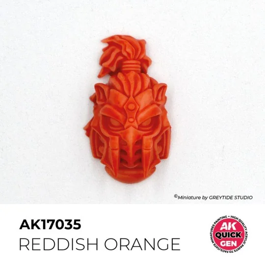 REDDISH ORANGE 18 ml - QUICK GEN - AK Interactive AK17035