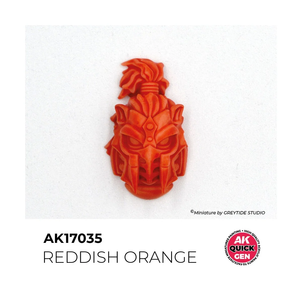 REDDISH ORANGE 18 ml - QUICK GEN - AK Interactive AK17035