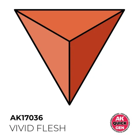 VIVID FLESH 18 ml - QUICK GEN - AK Interactive AK17036 VIVID FLESH 18 ml - QUICK GEN - AK Interactive AK17036