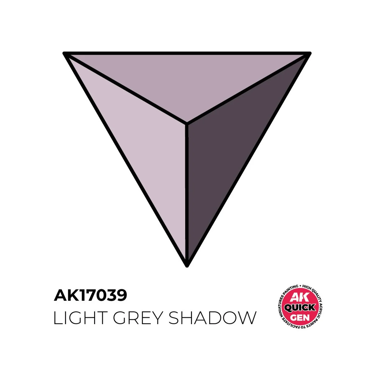 LIGHT GREY SHADOW 18 ml - QUICK GEN - AK Interactive AK17039 LIGHT GREY SHADOW 18 ml - QUICK GEN - AK Interactive AK17039
